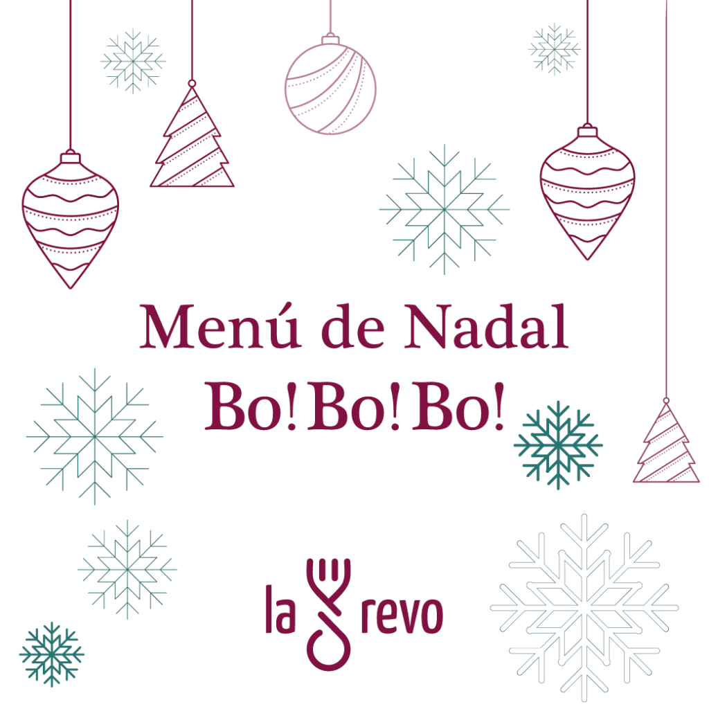 menu de nadal girona la revo